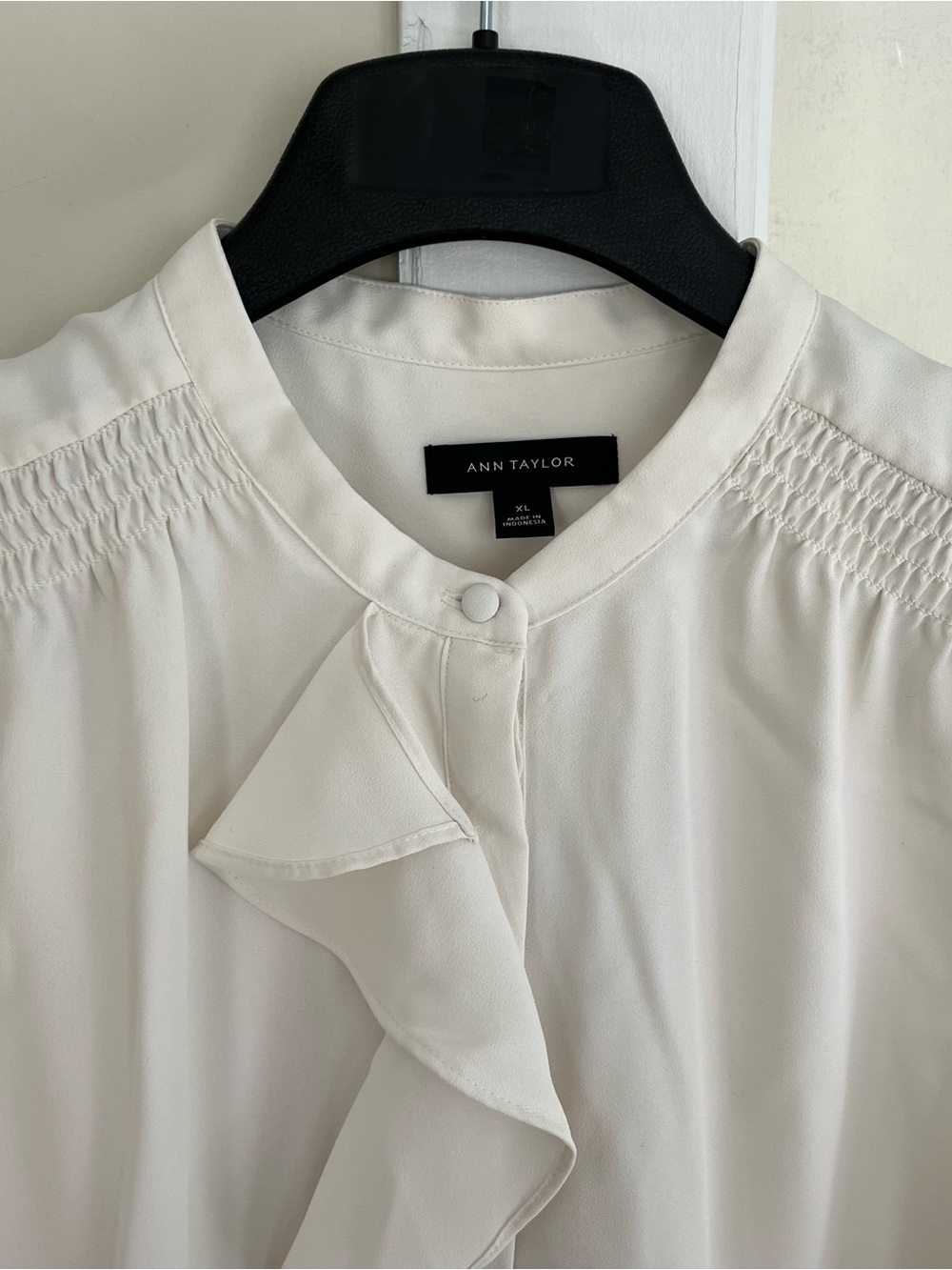 Ann Taylor Ruffle Front Blouse - Picture 2 of 7